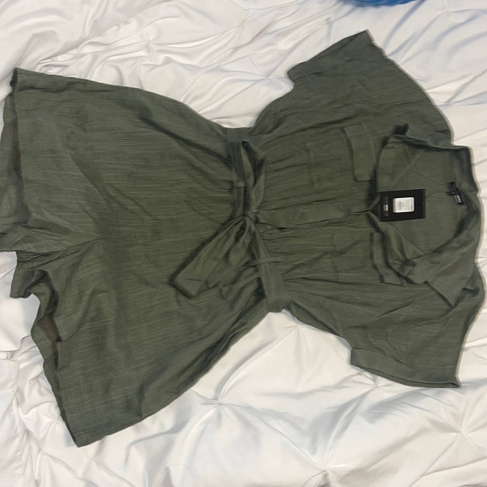 Olive Green Romper